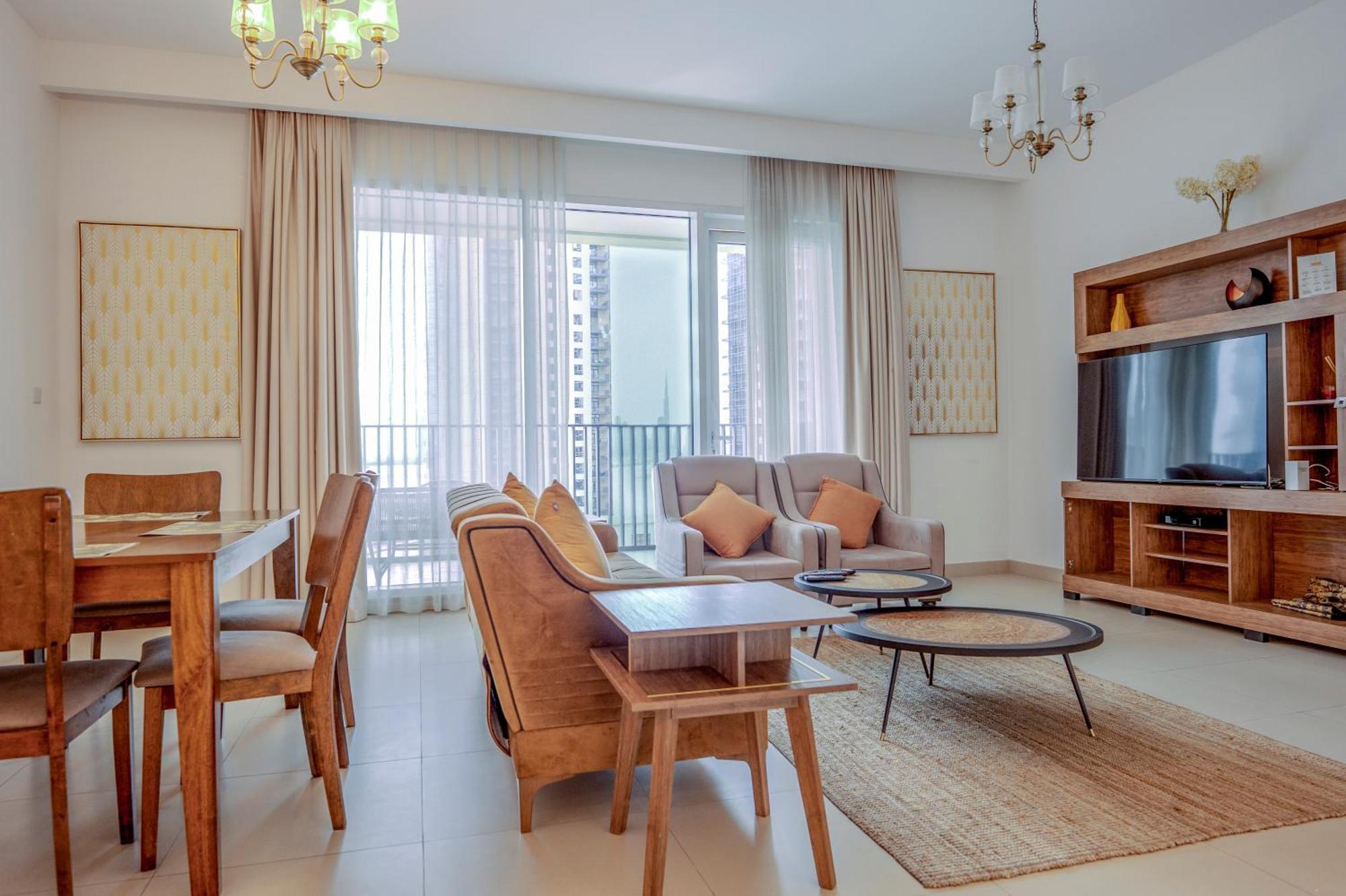 Aparthotel 3Br Haven With Burj Views By Magnoliasvhr Dubai Esterno foto